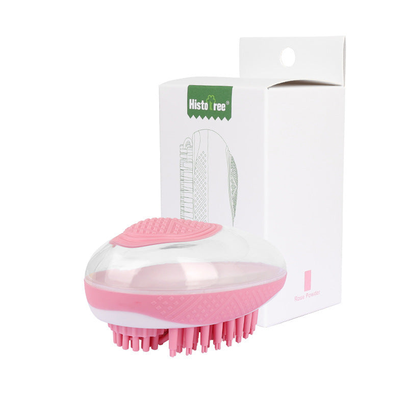 Cepillo de Baño 2 en 1 para Perros y Gatos | Masaje SPA con Silicona Suave, Peine de Ducha y Cuidado del Pelo | Herramienta de Limpieza y Relajación para Mascotas