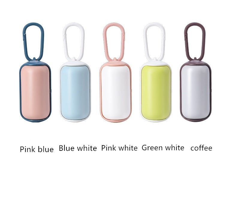 Dispensador Portátil de Bolsas para Desechos de Mascotas – Ideal para Gatos y Perros