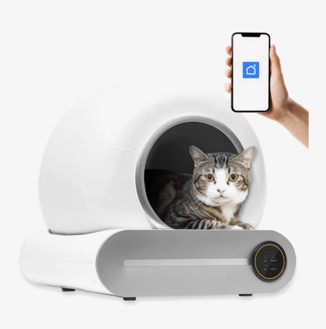 Caja de Arena Automática para Gatos con Sistema Inteligente de Recolecta de Excrementos