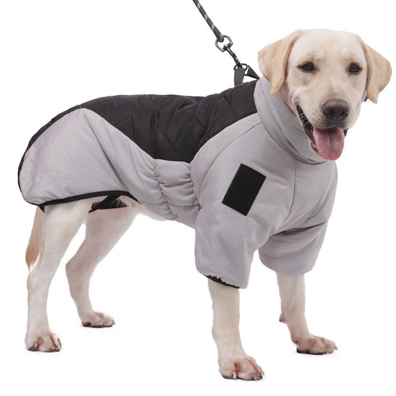 Nuevo abrigo de invierno para perros impermeable Ropa para mascotas para perros medianos y grandes Chaleco grueso y cálido para perros Chaqueta personalizada para labrador