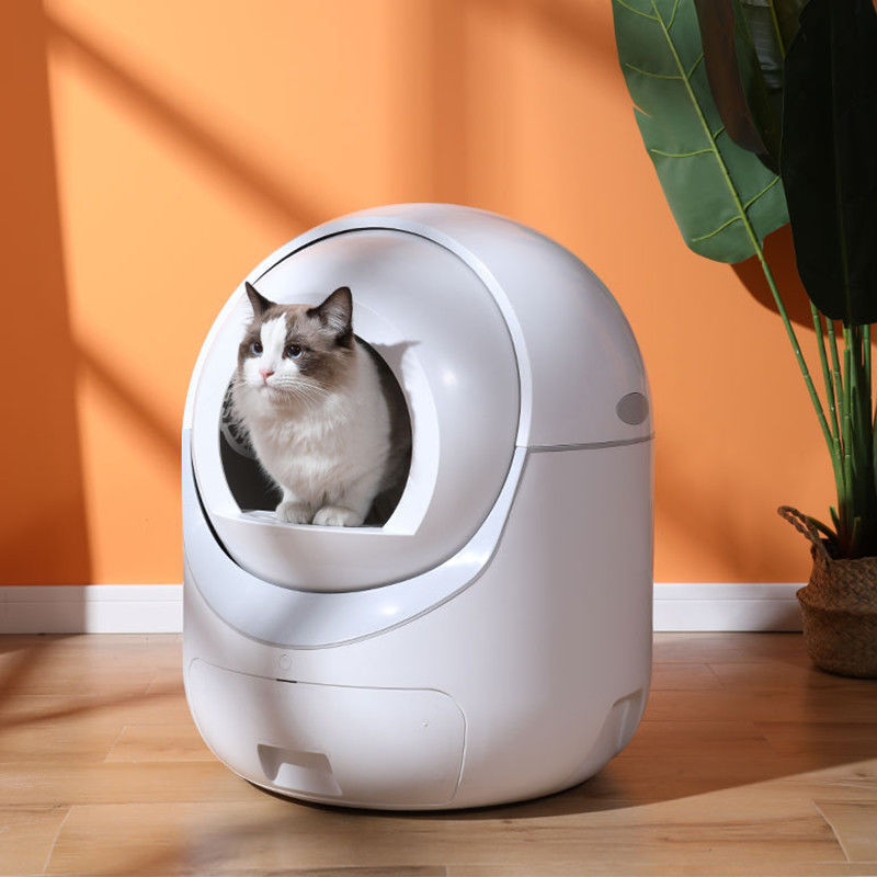 Caja de Arena para Gatos Totalmente Automática con Desodorante Eléctrico y Cierre HerméticoCaja de Arena para Gatos Totalmente Automática con Desodorante Eléctrico y Cierre Hermético