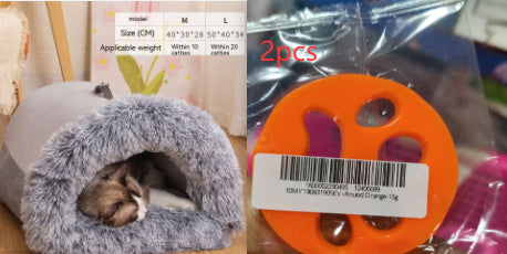 Cama cálida portátil para perros y gatos – Pelo largo, antihumedad, ideal para invierno