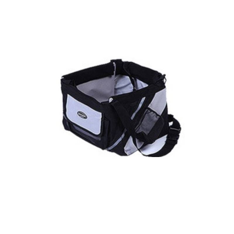 Transportadora para Mascotas para Bicicleta - Cesta Delantera Desmontable para Gato o Perro