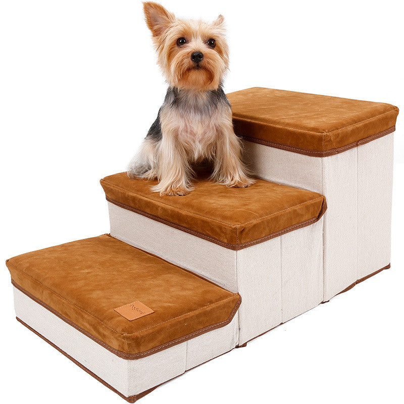 Escalera Multifuncional para Perros – Plegable y con Almacenamiento Incorporado