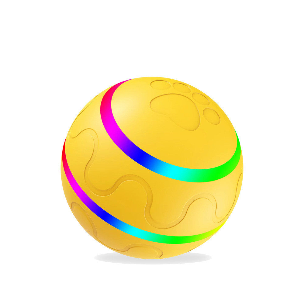 Pelota Electrónica para Gatos – Recargable por USB, Rotación Automática y Diversión Interactiva