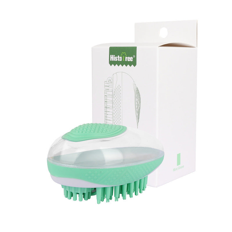 Cepillo de Baño 2 en 1 para Perros y Gatos | Masaje SPA con Silicona Suave, Peine de Ducha y Cuidado del Pelo | Herramienta de Limpieza y Relajación para Mascotas
