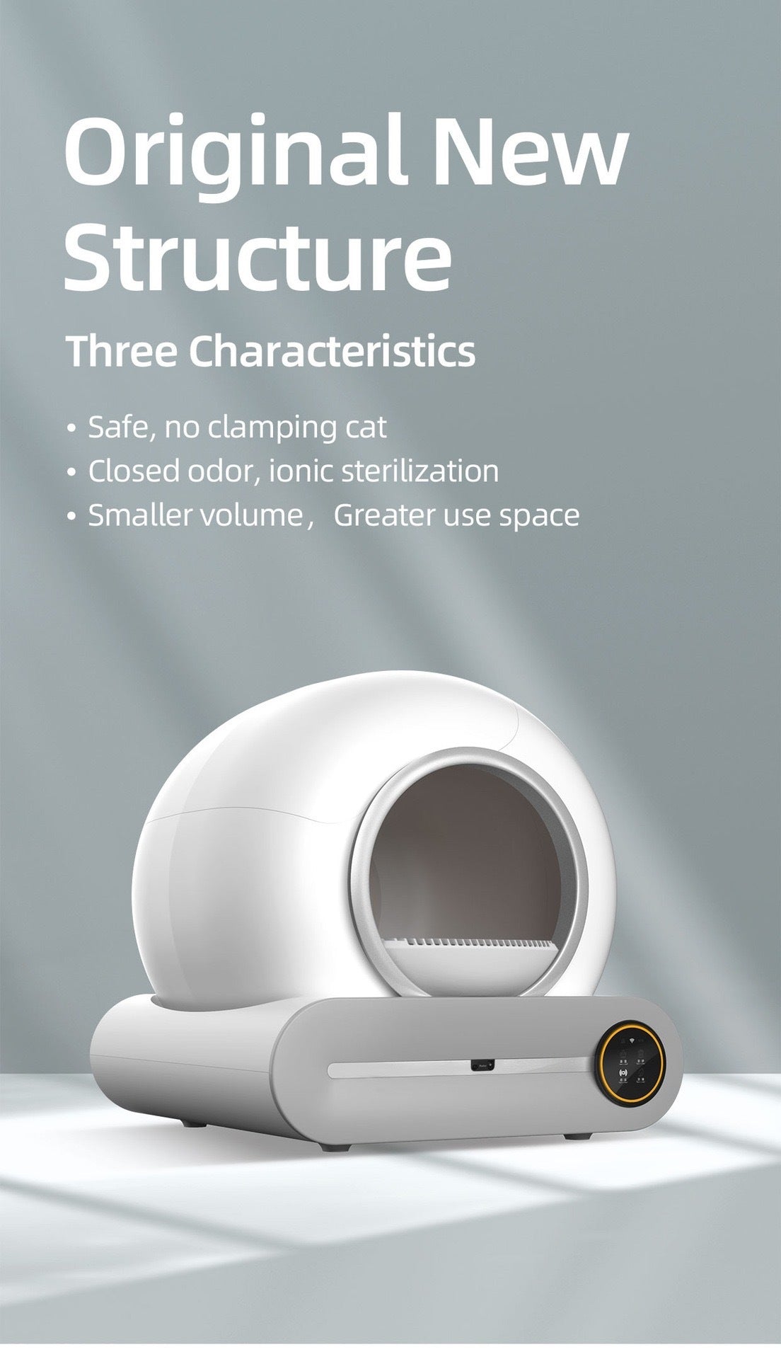 Caja de Arena Automática para Gatos con Sistema Inteligente de Recolecta de Excrementos