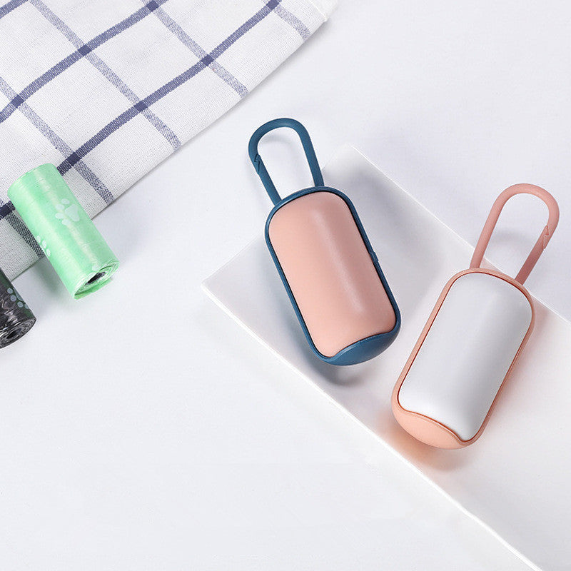Dispensador Portátil de Bolsas para Desechos de Mascotas – Ideal para Gatos y Perros