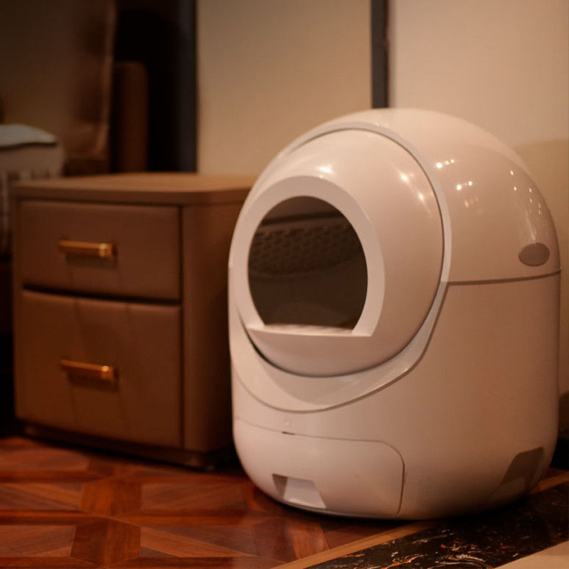 Caja de Arena para Gatos Totalmente Automática con Desodorante Eléctrico y Cierre HerméticoCaja de Arena para Gatos Totalmente Automática con Desodorante Eléctrico y Cierre Hermético