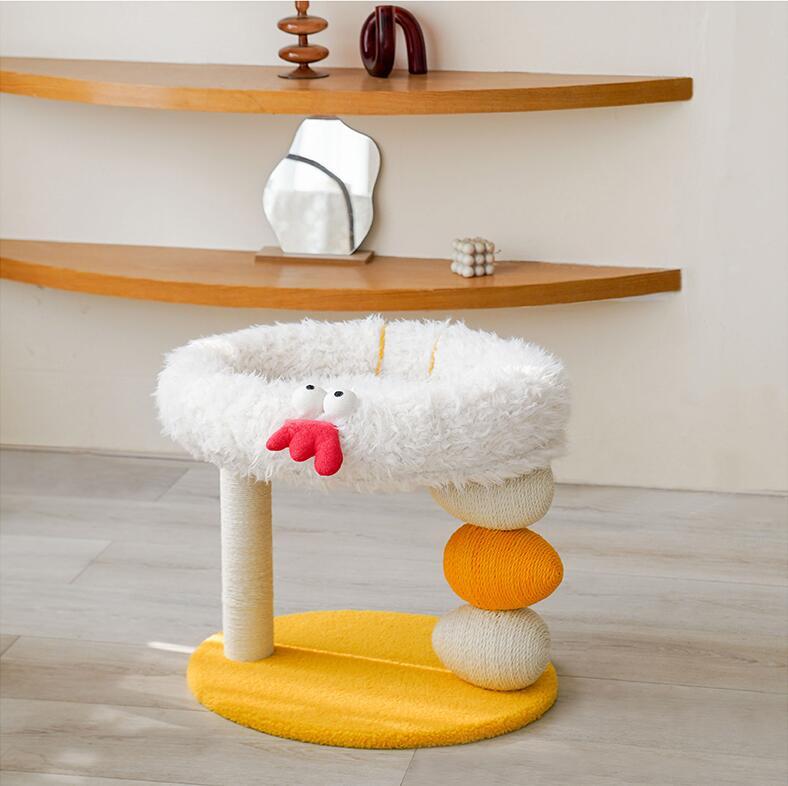 Plataforma de Salto para Gatos – Estructura de Escalada Higiénica y Versátil
