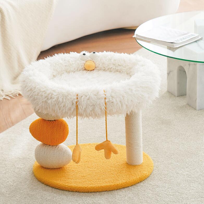 Plataforma de Salto para Gatos – Estructura de Escalada Higiénica y Versátil