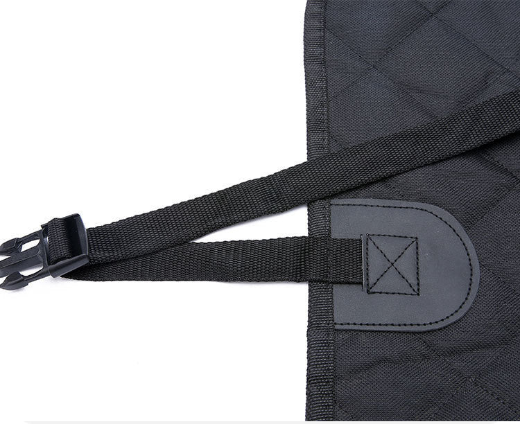 Protector de Asiento Trasero para Coche – Hamaca de Viaje para Perros con Malla, Cremallera y Bolsillo