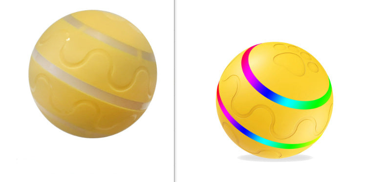 Pelota Electrónica para Gatos – Recargable por USB, Rotación Automática y Diversión Interactiva