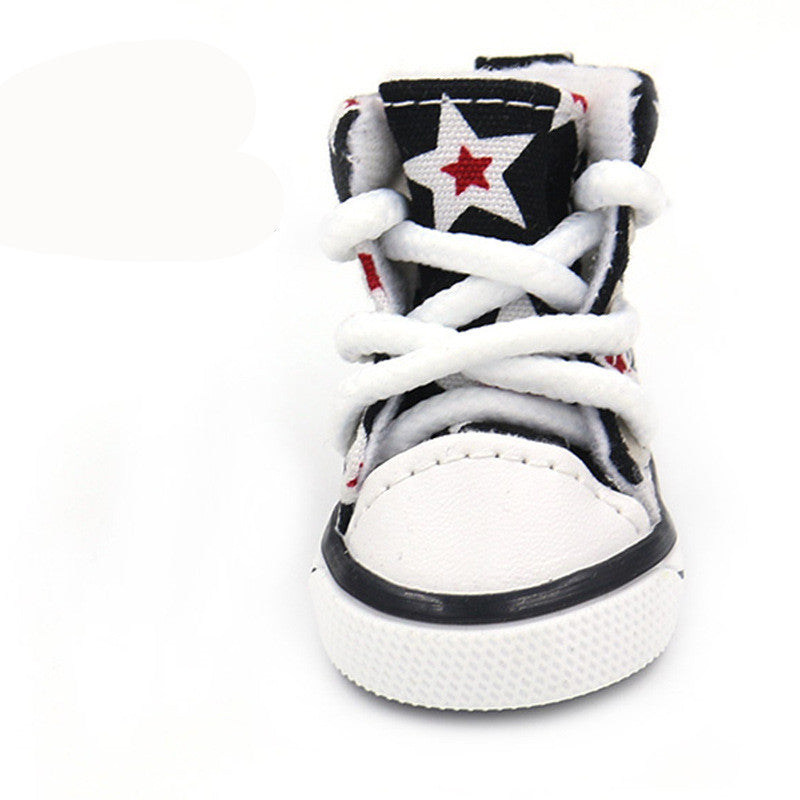Zapatos de Lona Suaves para Perros – Juego de 2, Ideales para Todas las Estaciones