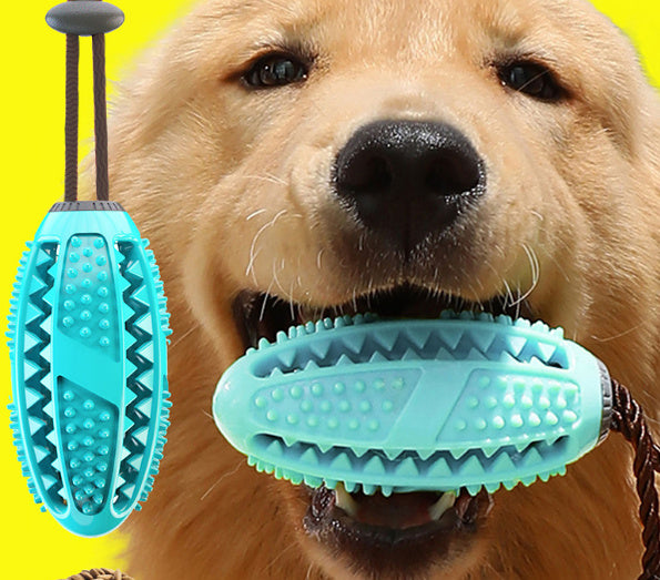 Juguete Interactivo de Silicona para Perros con Ventosa – Pelota para Morder, Limpieza Dental y Entrenamiento de Mascotas