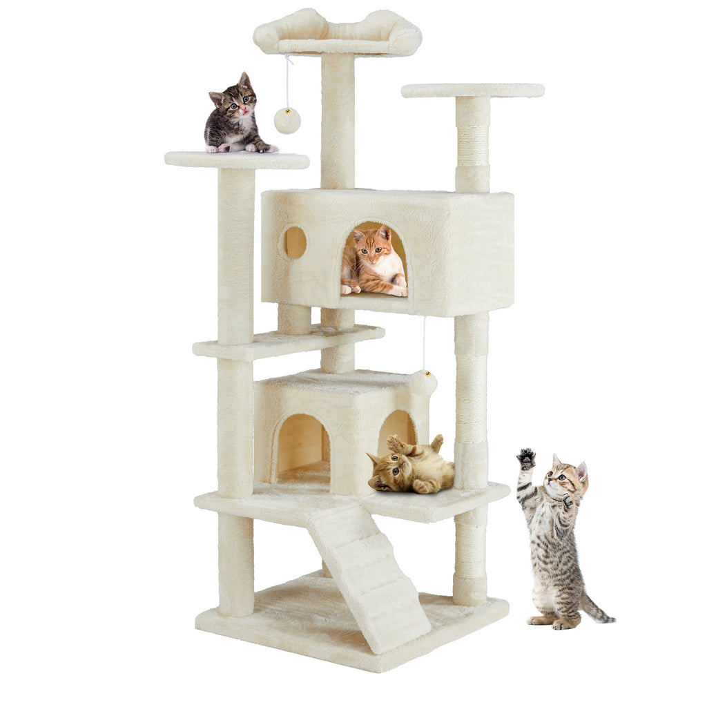 Centro de Juego para Gatos – Casa Árbol con Estructura para Trepar y Descansar