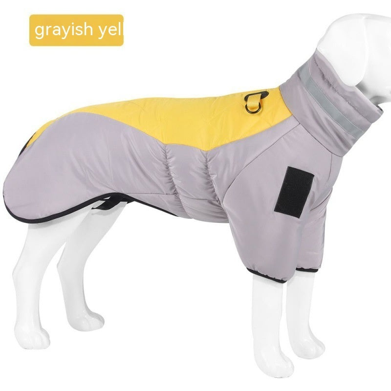 Nuevo abrigo de invierno para perros impermeable Ropa para mascotas para perros medianos y grandes Chaleco grueso y cálido para perros Chaqueta personalizada para labrador