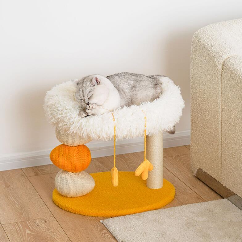 Plataforma de Salto para Gatos – Estructura de Escalada Higiénica y Versátil